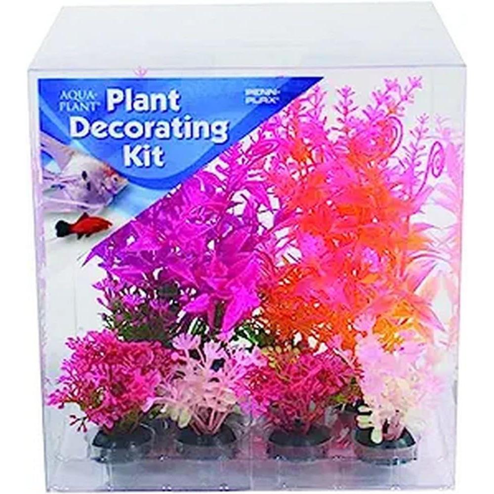 Plant Deco Kit Brights 6 peice Plastic Aquarium Plants