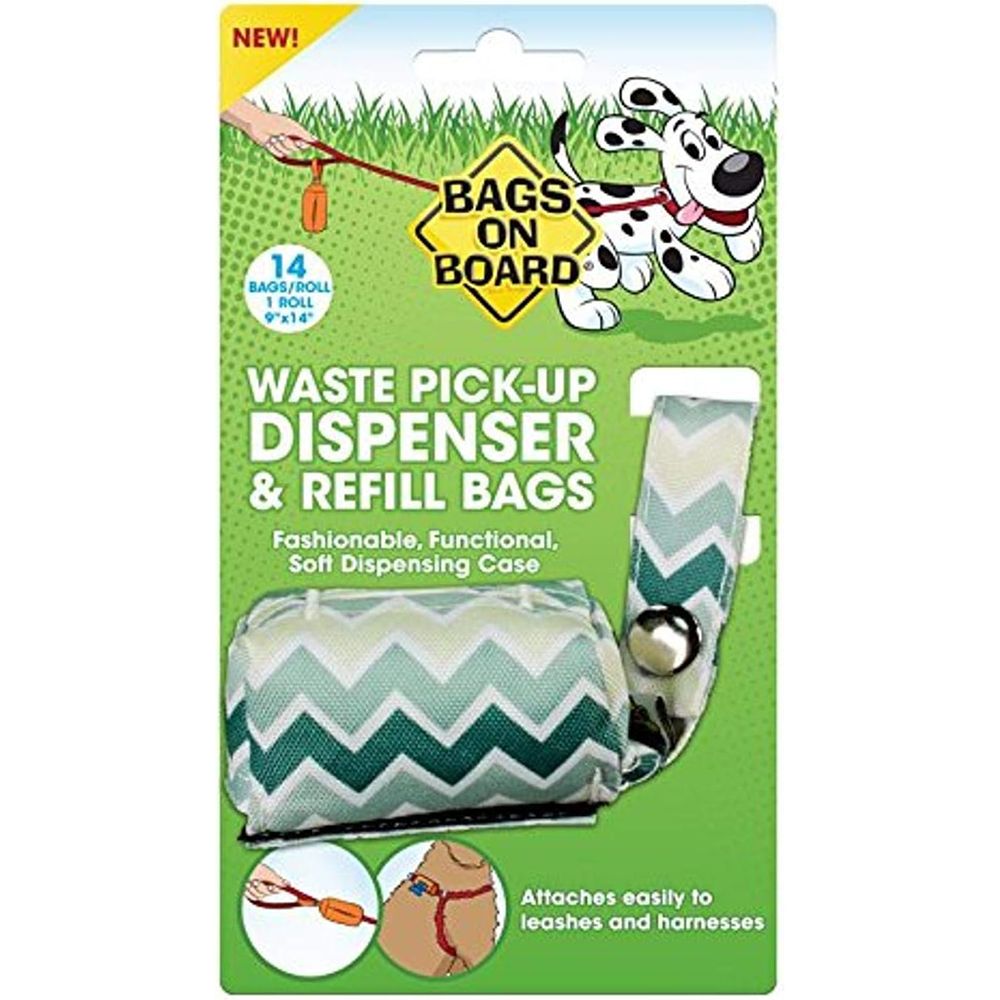 Bags On Board Waste Bag Dispnser Zig Zag