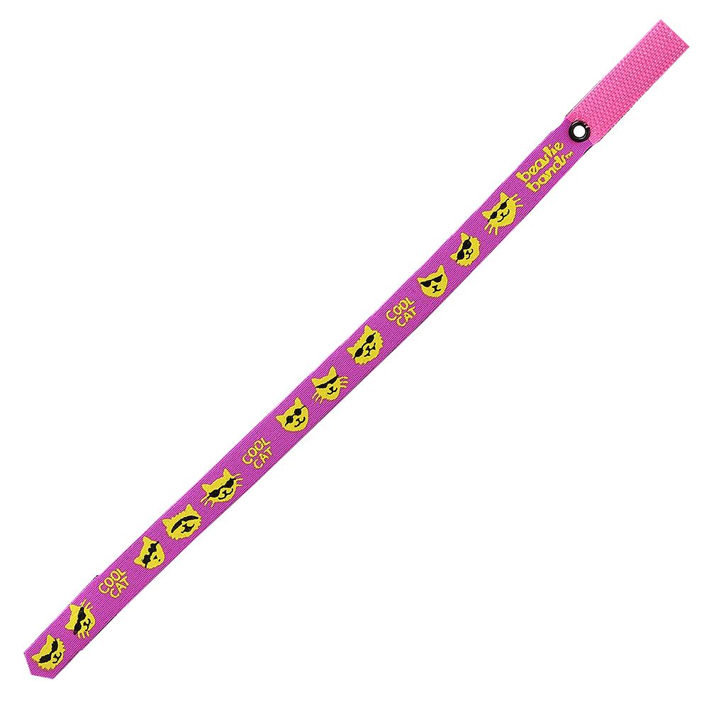 Beastie Band Cat Collar Cool Cat (Magenta)