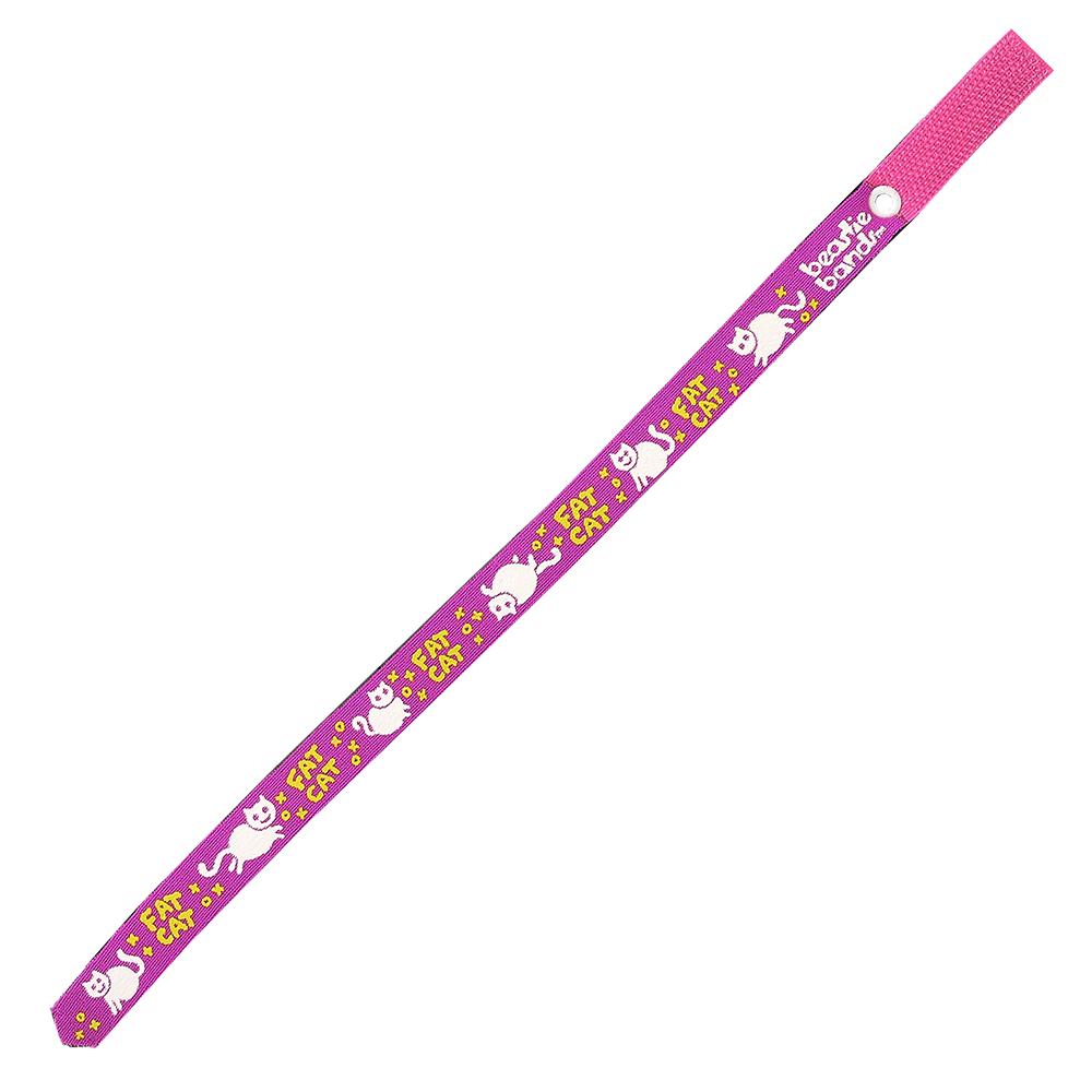 Beastie Band Cat Collar Fat Cat (Magenta)