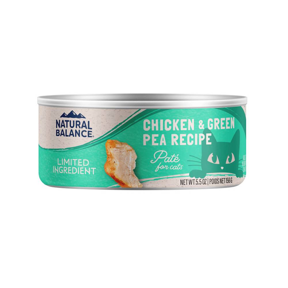 Natural Balance LID Chicken  Green Pea Can Cat 24 / 5.5 oz