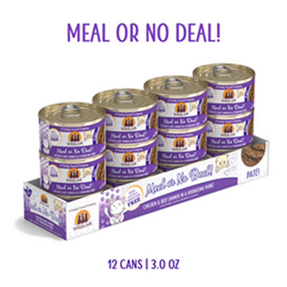 Weruva Cat Pate Meal or No 3oz case