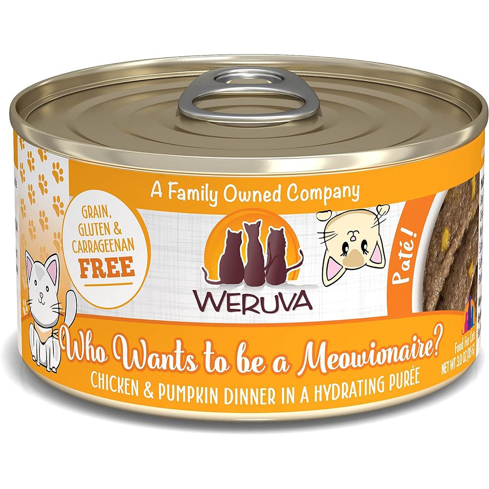Weruva Cat Pate Who Wants to be a Meowionaire 12 - 3oz cans