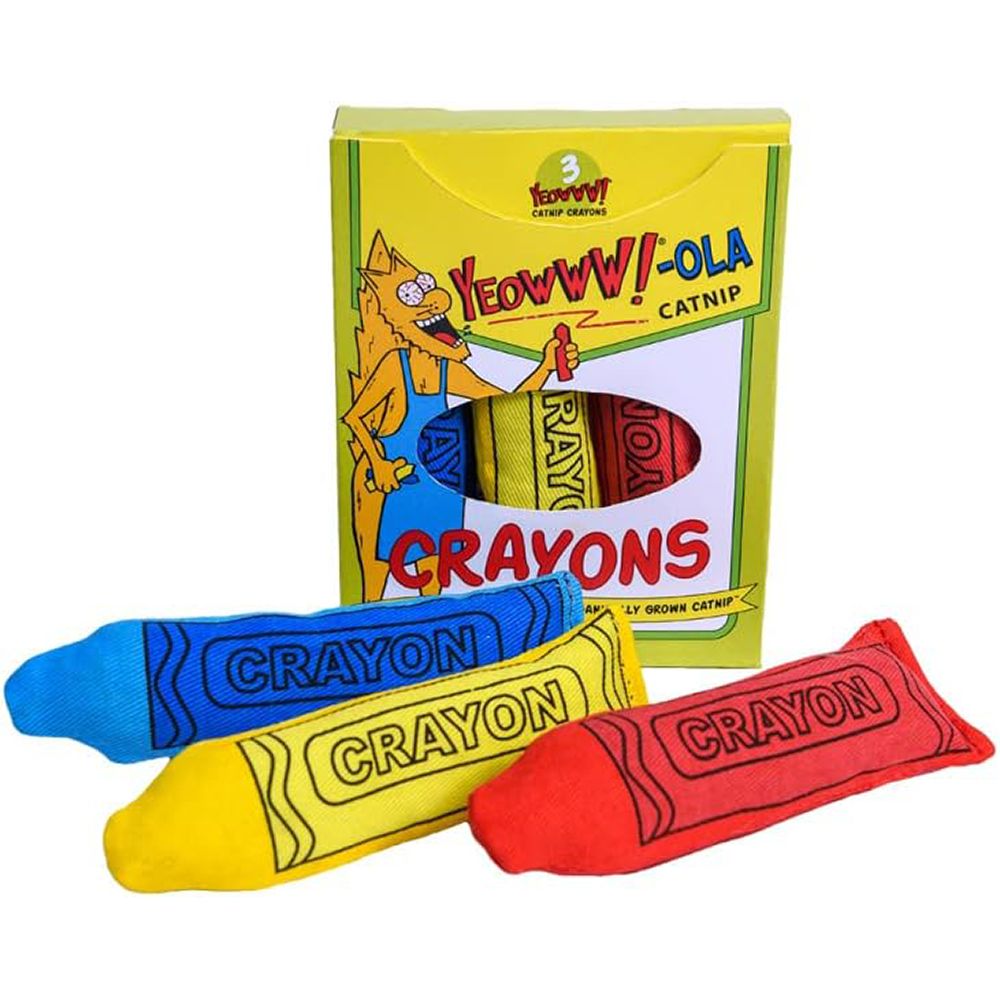 Yeowww! Catnip Crayons Cat Toy