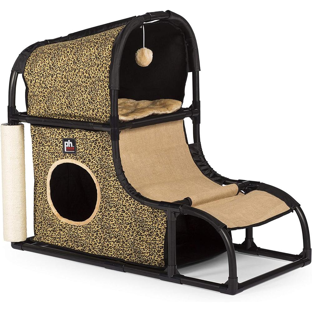 Cat Furniture Catville Loft Leopard Print