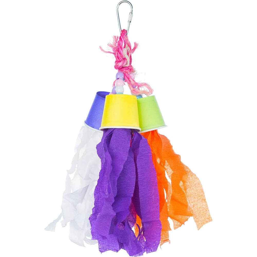 Rocket Tails Preen and Pacify Small Bird Toy