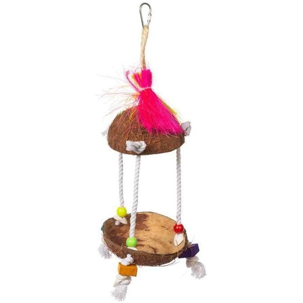 Tiki Hut Medium Forage and Engage Bird Toy