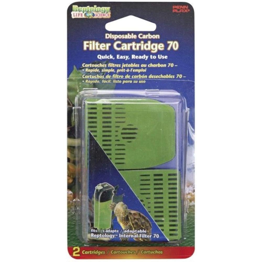 Reptology Reptile REP70 Filter Replacement Carbon 2Pk