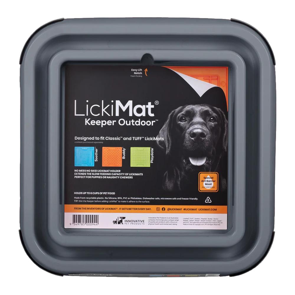 LickiMat Keeper Outdoor Grey