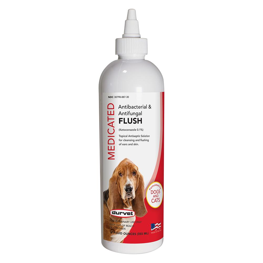 Durvet Antibacterial and Antifungal Flush for Pets 12oz