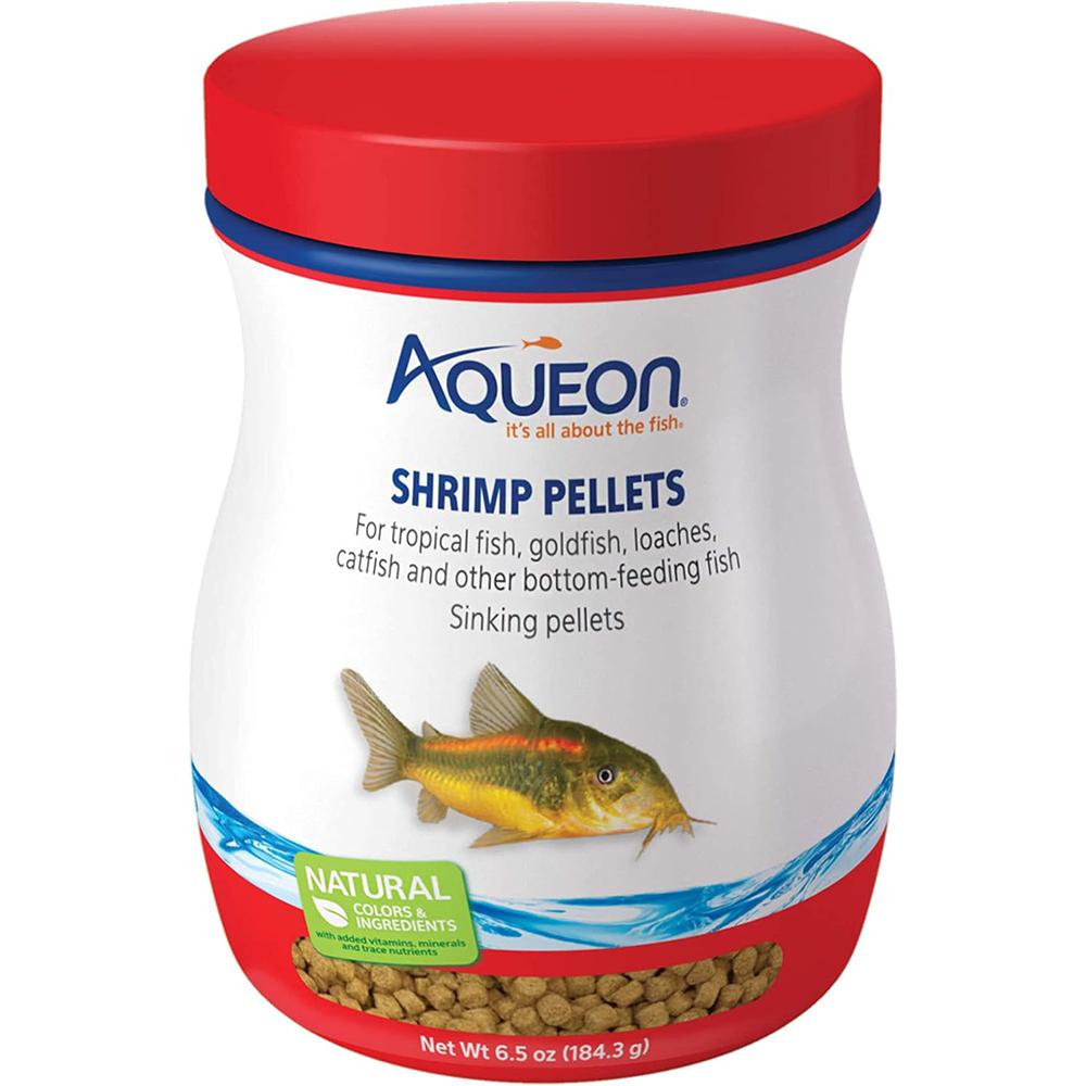 Aqueon Shrimp Pellets for Bottom Feeding Fish 6.5oz