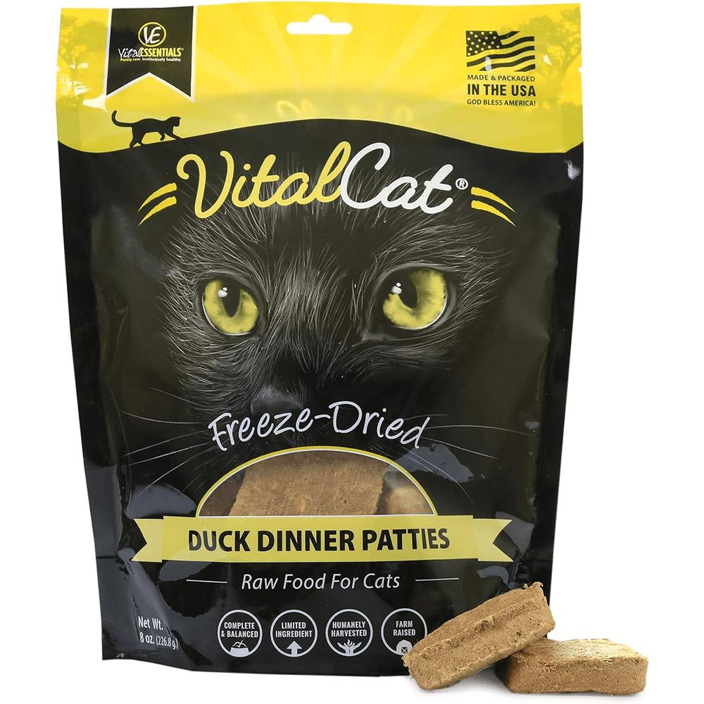 Vital Essentials FD Duck Patties 8oz for Cats