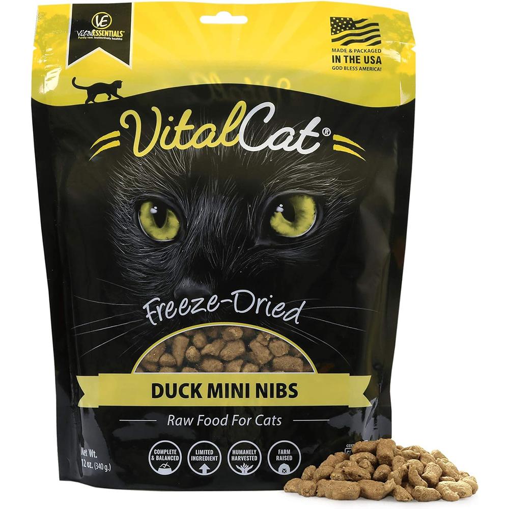 Vital Essentials FD Duck Mini Nibs 12oz for Cats