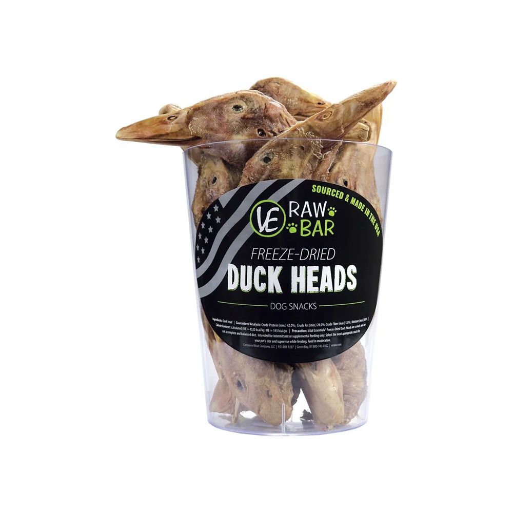 Vital Essentials Freeze Dried Duck Heads