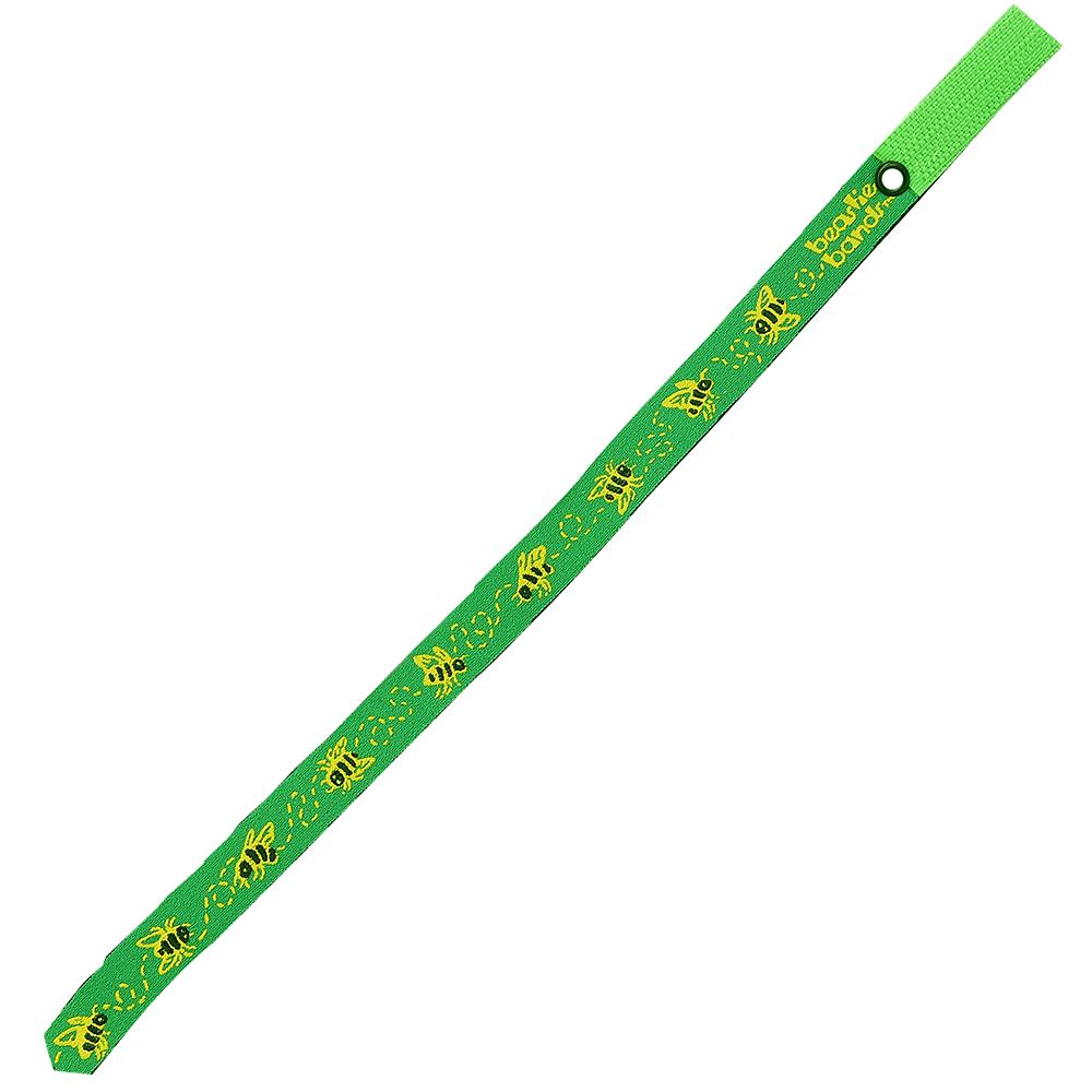 Beastie Band Cat Collar Buzzing Bees (Green)