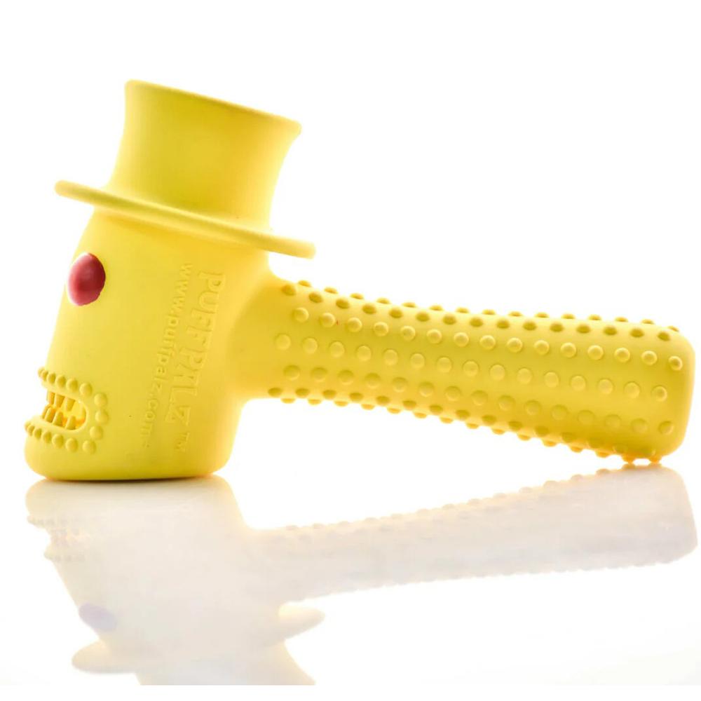 Puff Palz Hippie Hammer Dog Toy Yellow