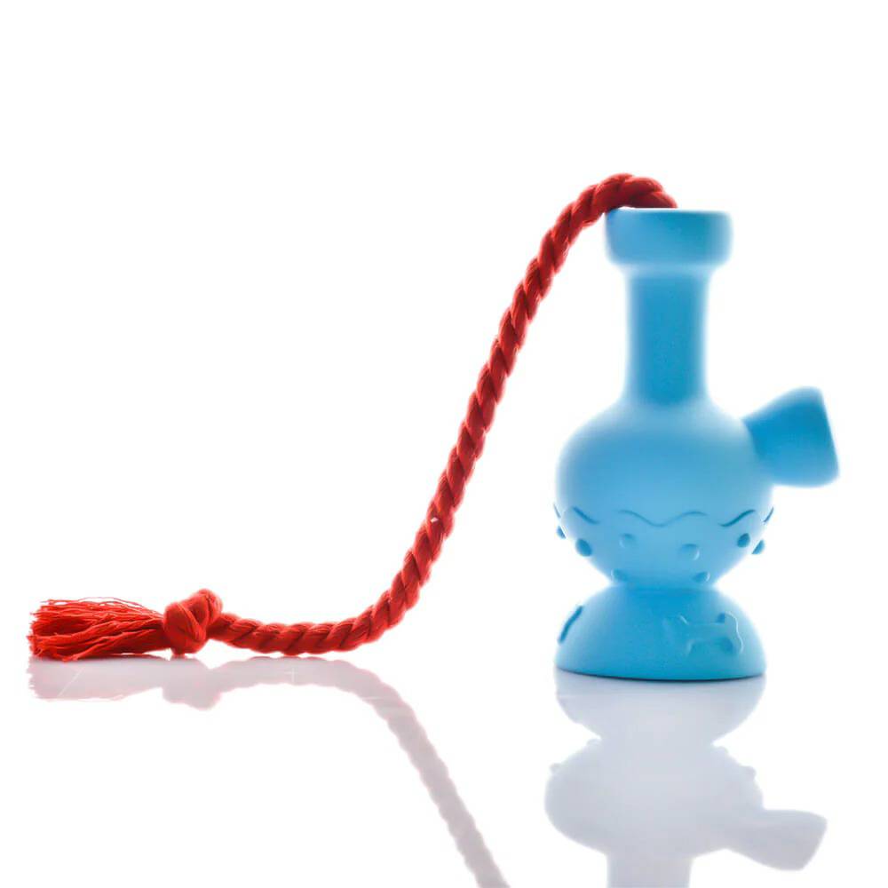 Puff Palz Tug N Toke Dog Toy Blue