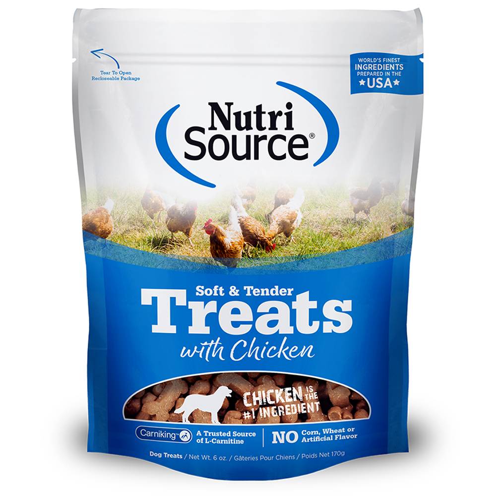 NutriSource Soft and Tender Chicken Treats 6oz