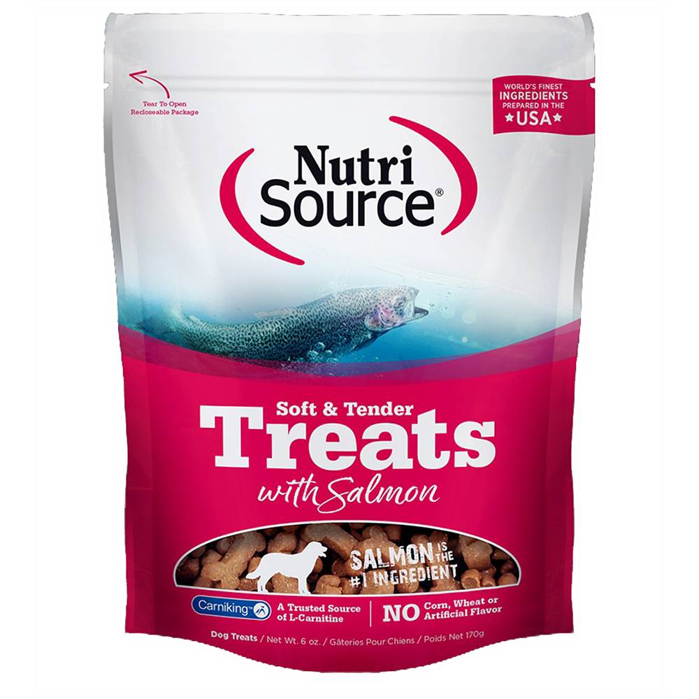 NutriSource Soft and Tender Salmon Treats 6oz