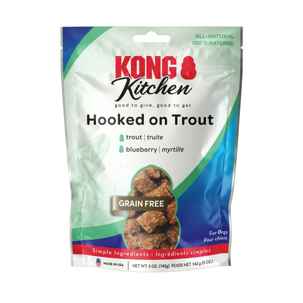 Kong Kitchen Trout Grain Free Dog Treats 4oz