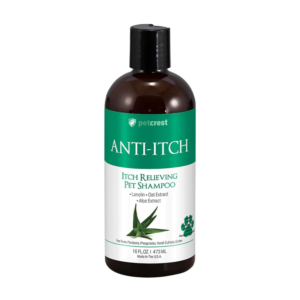 Petcrest Dog Cat Antii Itch Shampoo 16oz