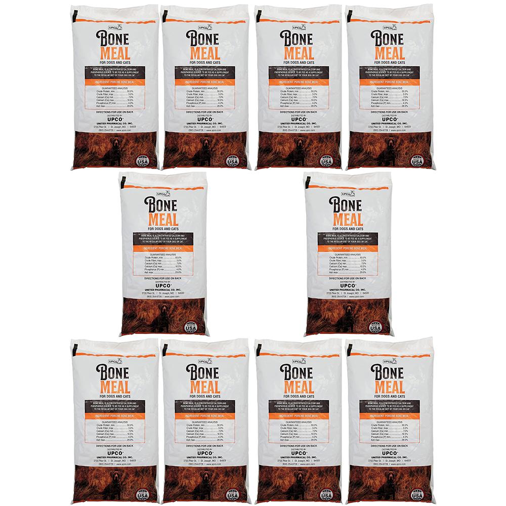 UPCo Bone Meal Supplement for Dogs and Cats 10 - 1Lb. Bags