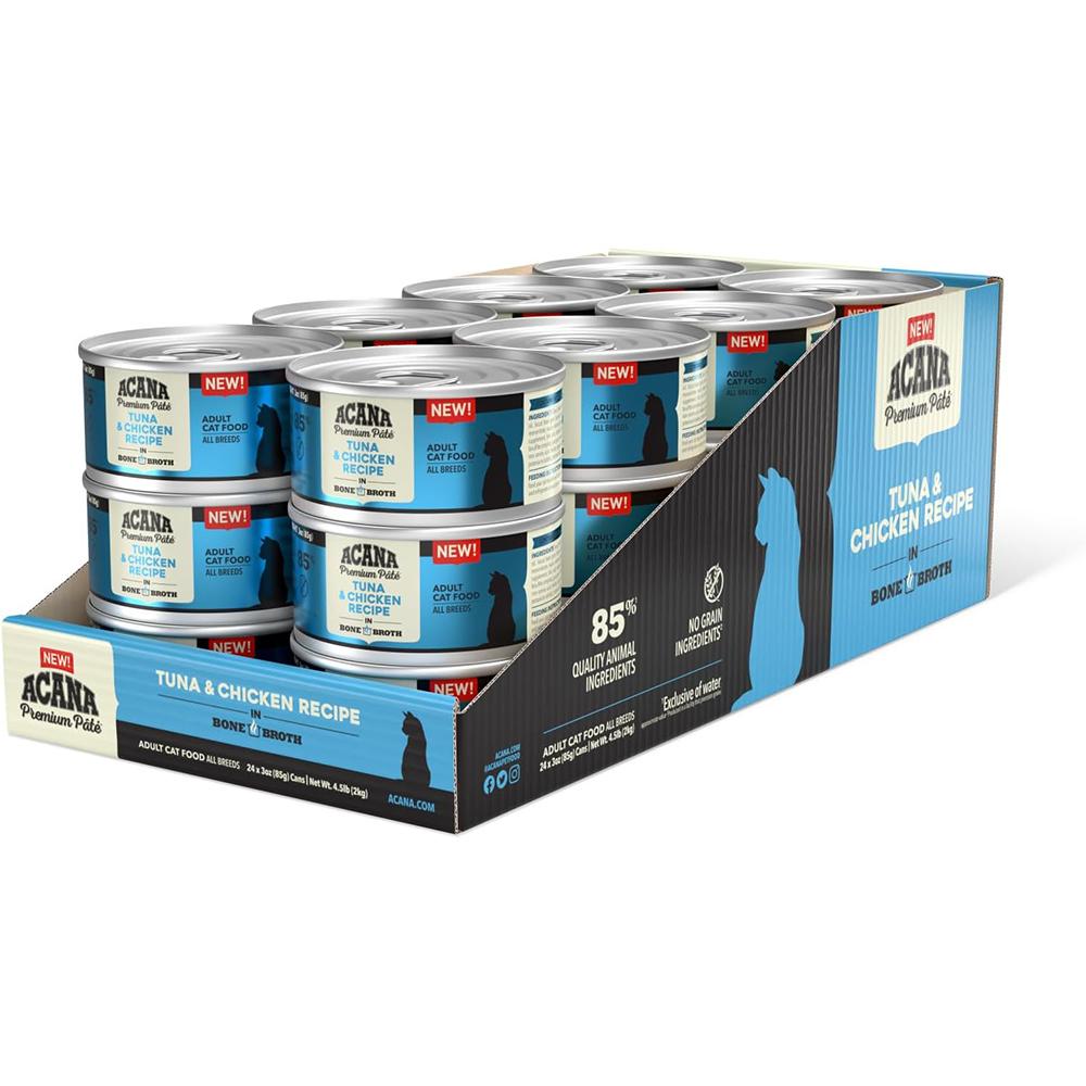 Acana Cat Chicken Tuna Bone Broth 3oz Case