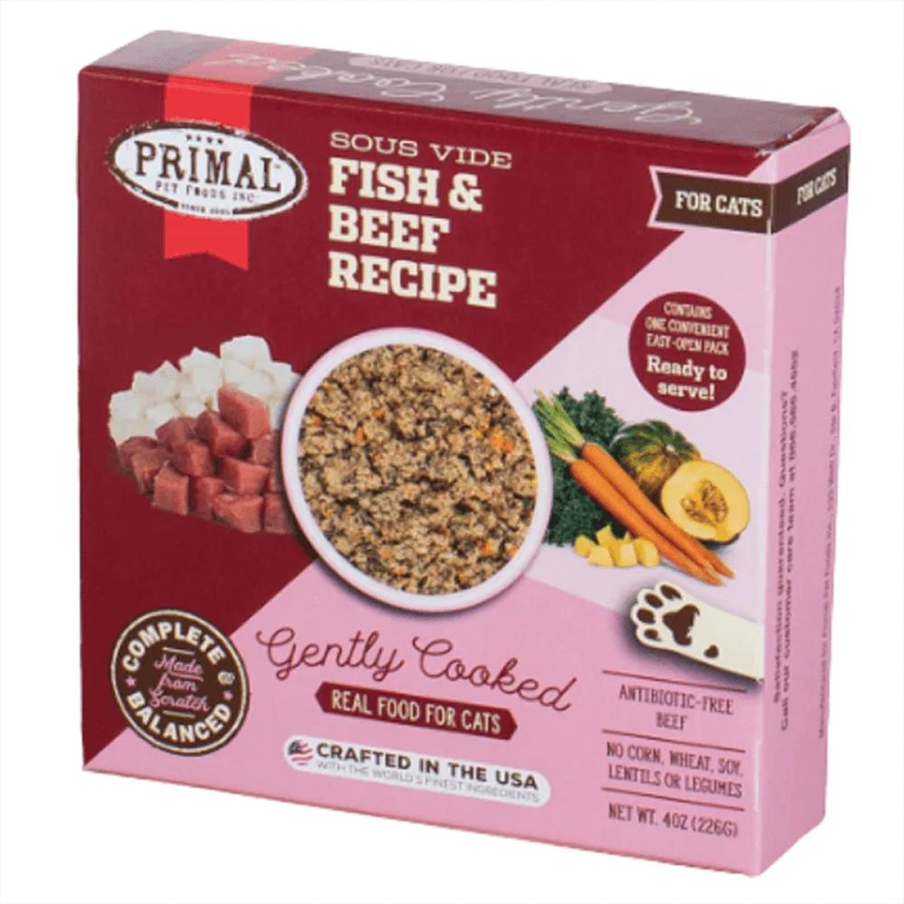 Primal Gently Cooked Cat Fish Beef 4oz