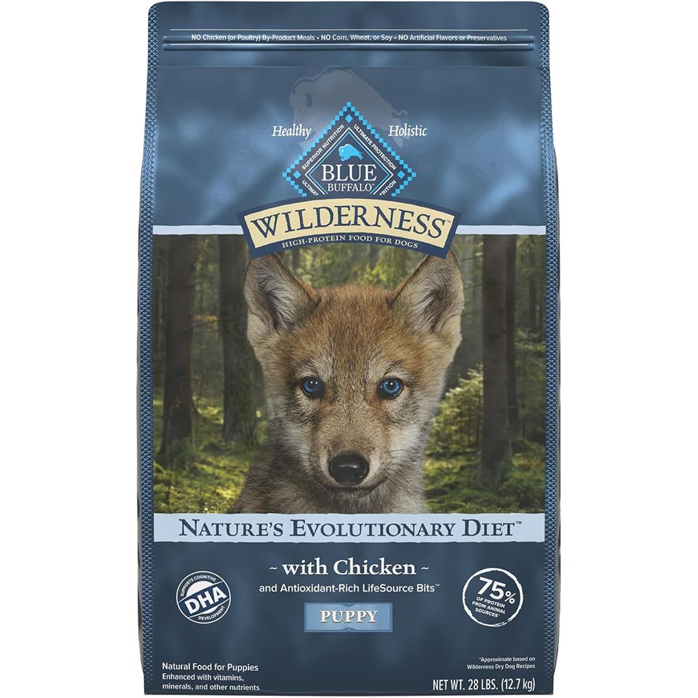 Blue Wilderness 28 lb High Protein Low Carb Food For Puppies