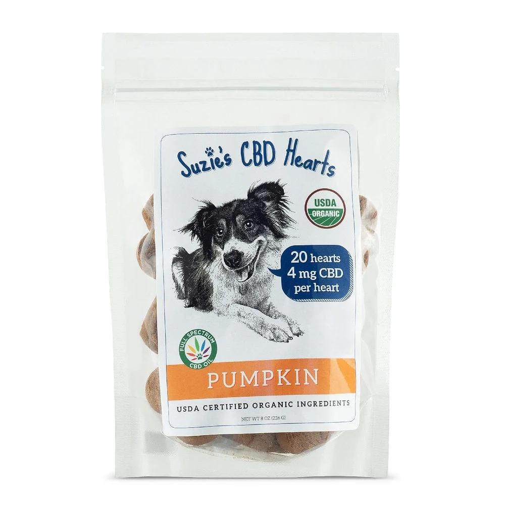 Suzie's CBD Dog Treats Pumpkin 4mg 20ct