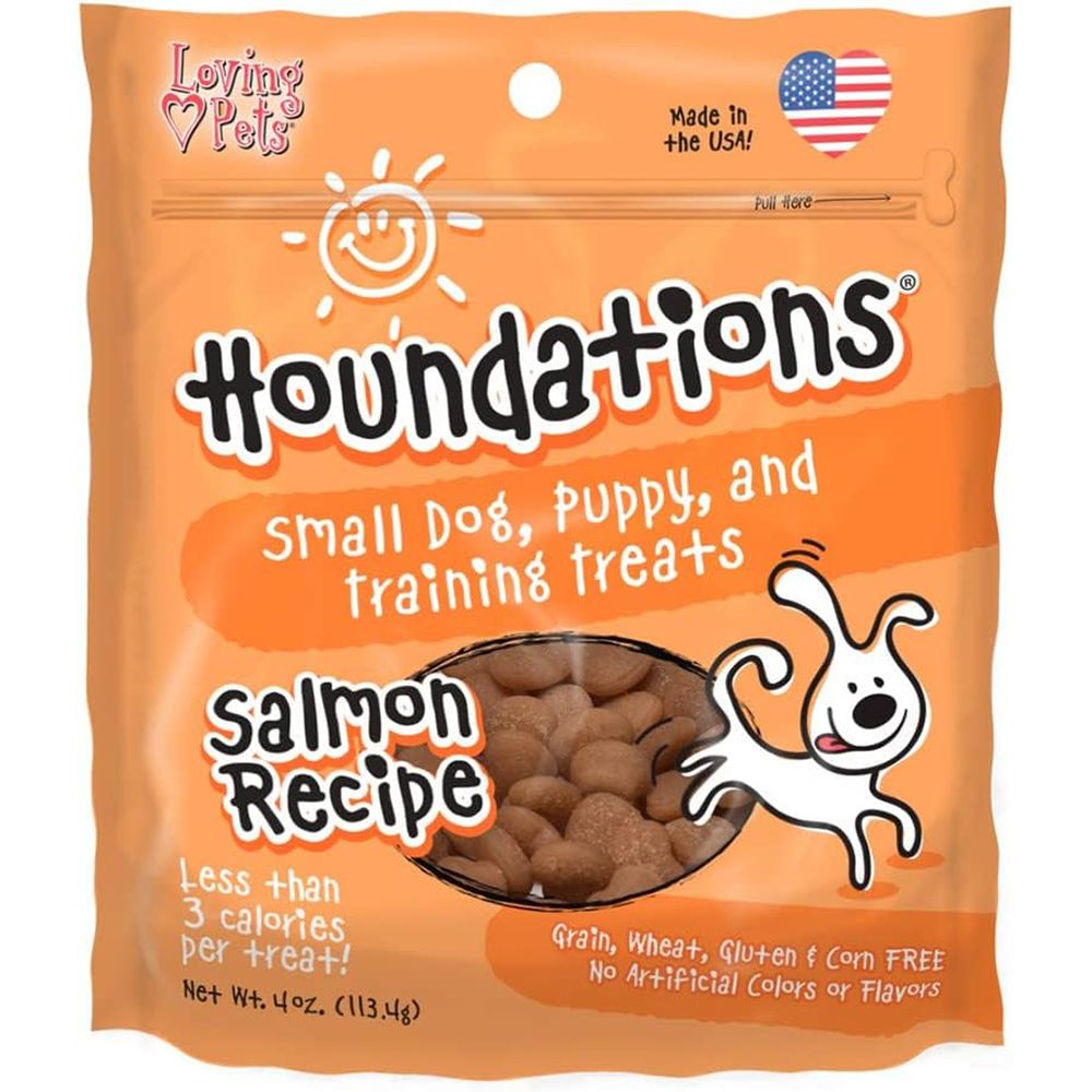 Loving Pets Houndations Salmon Dog Training Treats 4oz