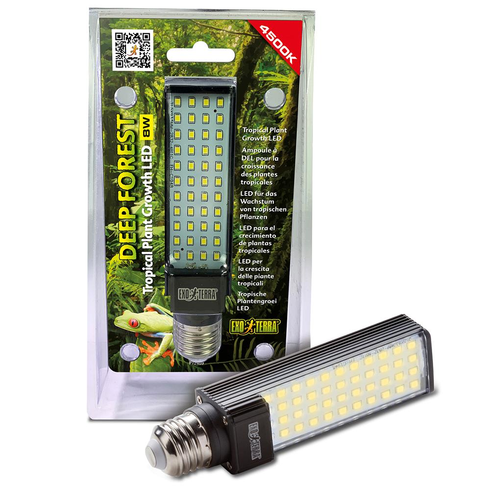 Exo Terra Deep Forest 8 Watt LED Terrarium Light Bulb