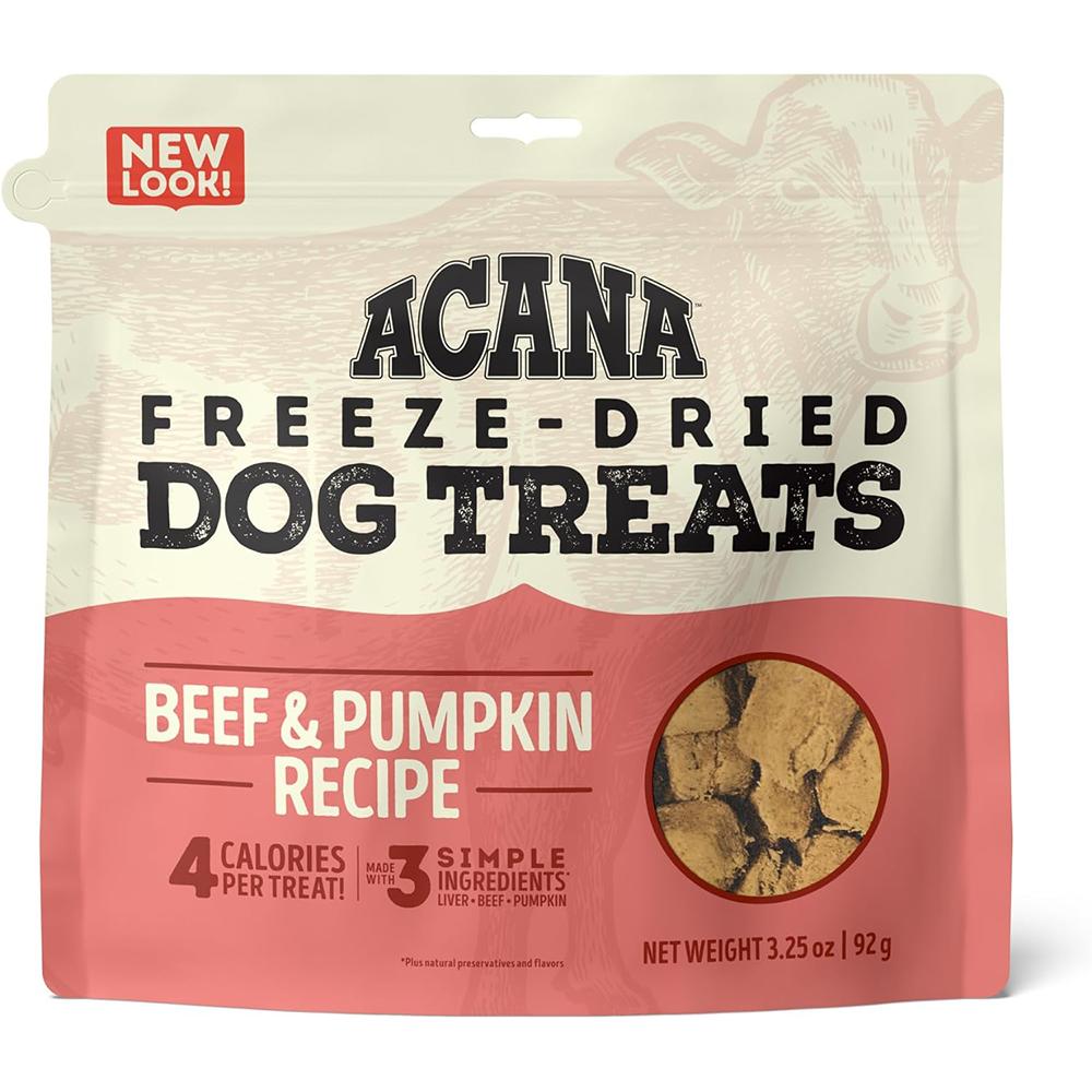 Acana Dog Treat Beef and Pumpkin 3.25 oz