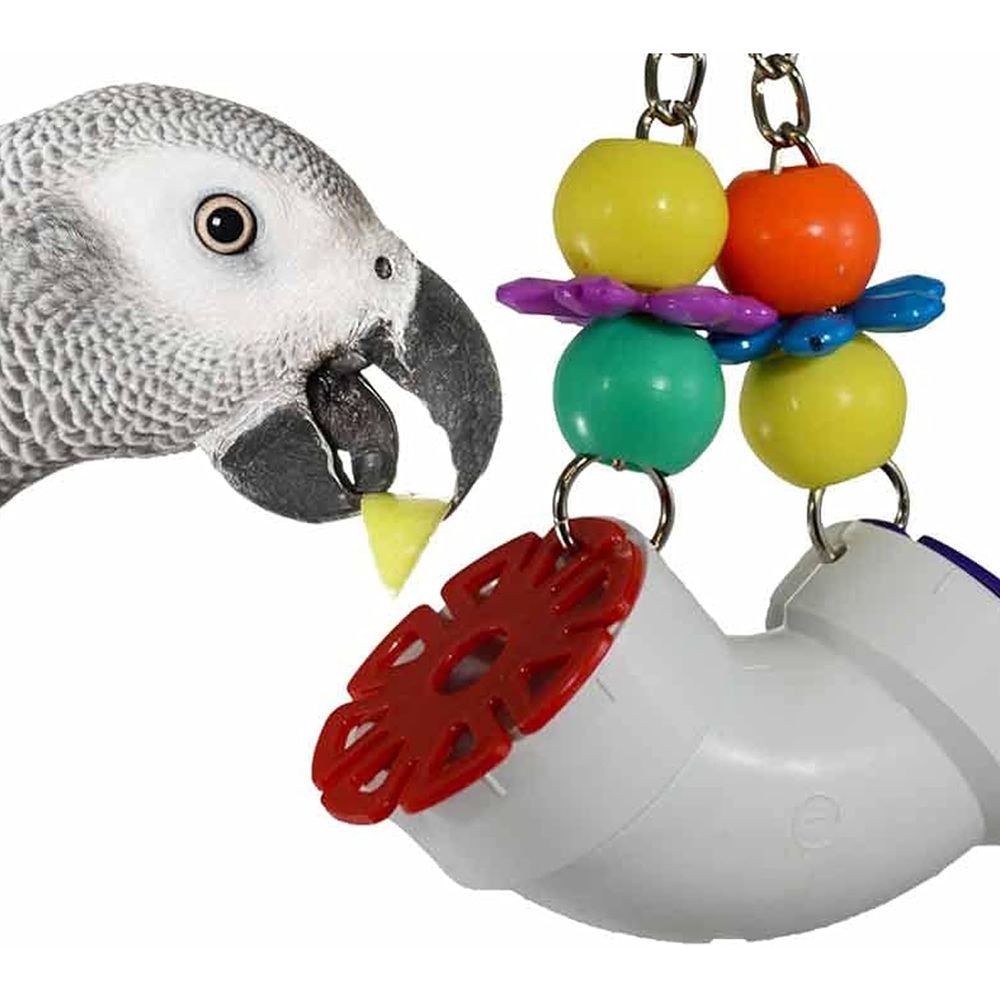 Foraging PVC Toy for Med and Large Parrots