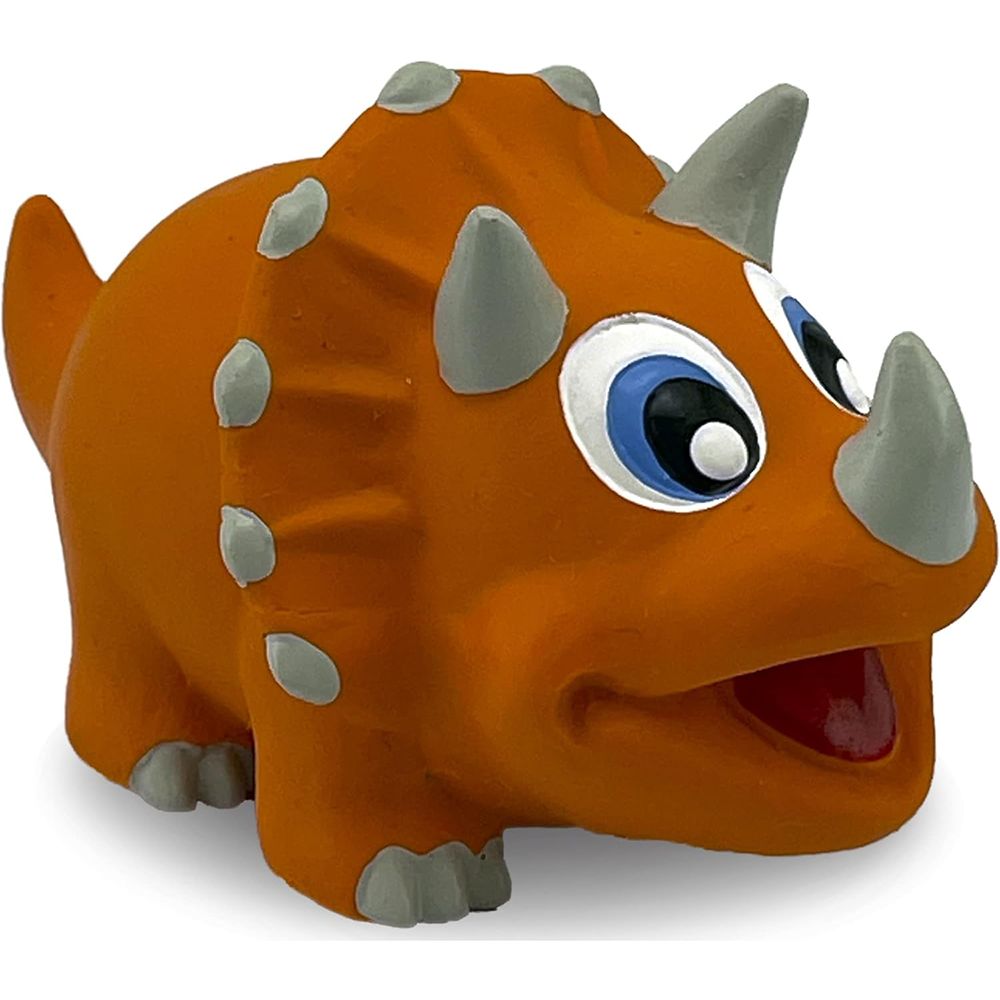 Natureflex Tiny Tot Triceratop 4 inch Latex Dog Toy