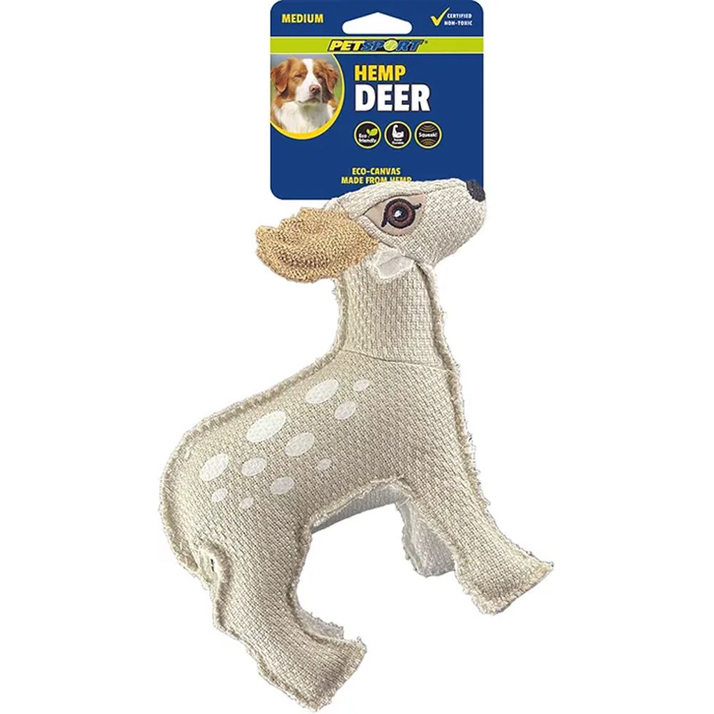 Hemp Deer Dog Toy 10 inch