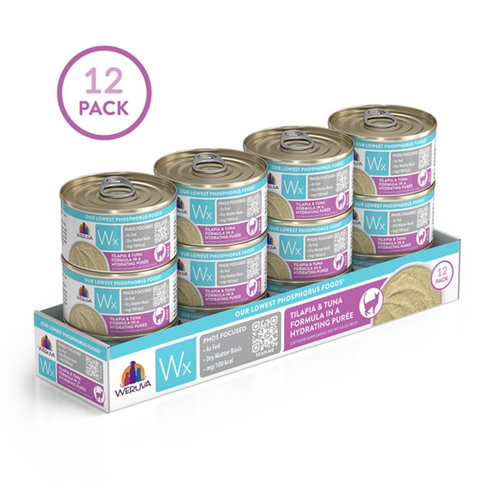 Weruva Cat WX Tilapia 3oz case