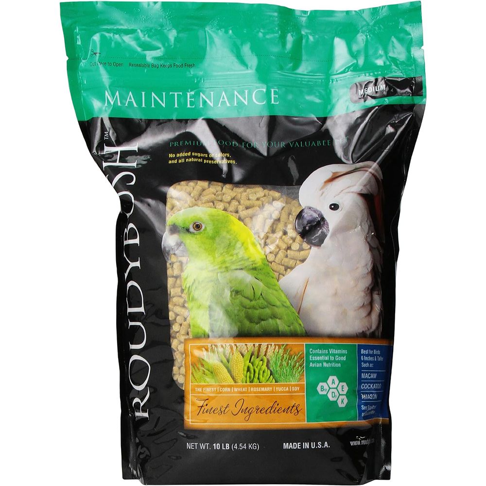 Roudybush Daily Maintenance Bird Food Pellet Medium 10 Lb