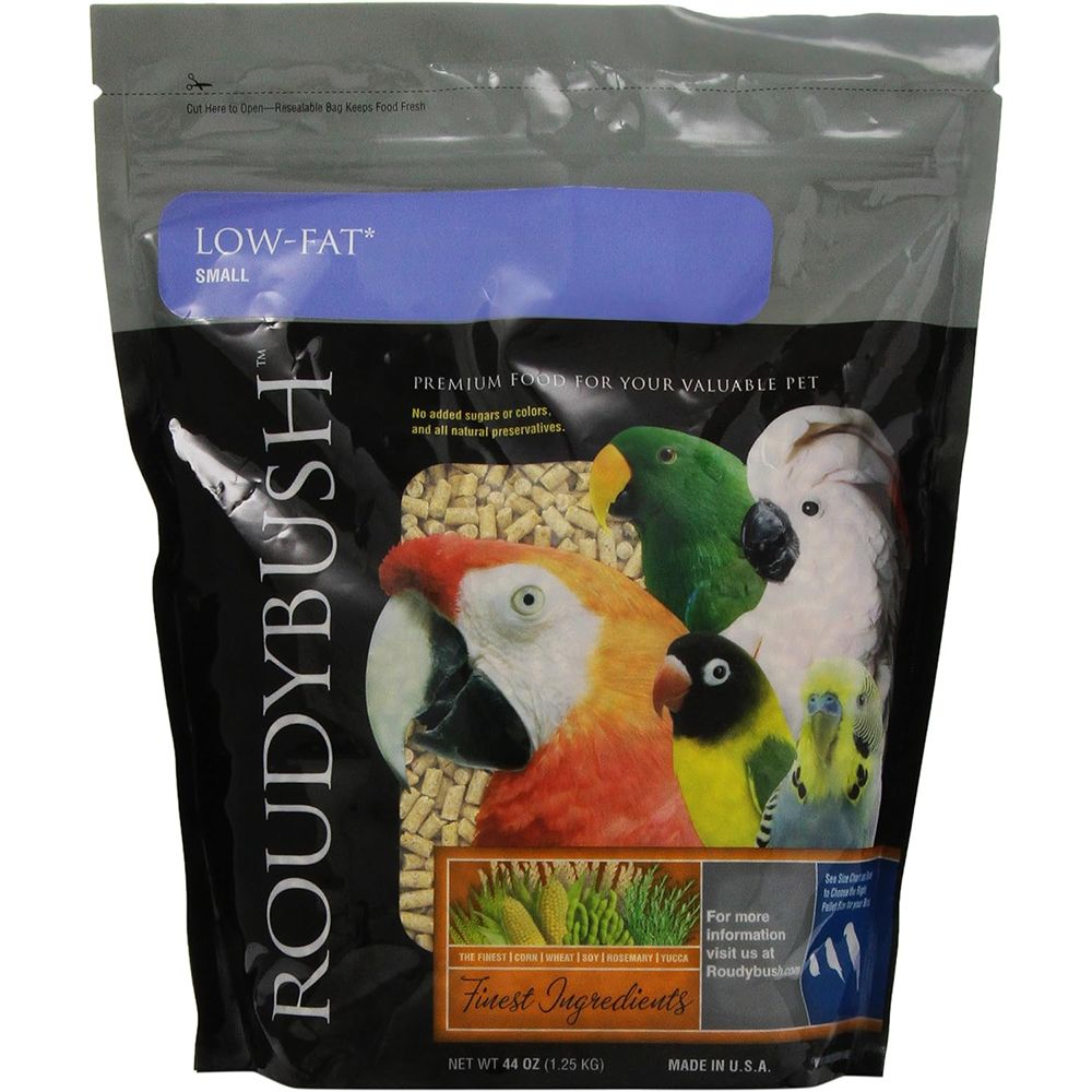 Roudybush Low Fat Bird Food Pellet Small 44oz