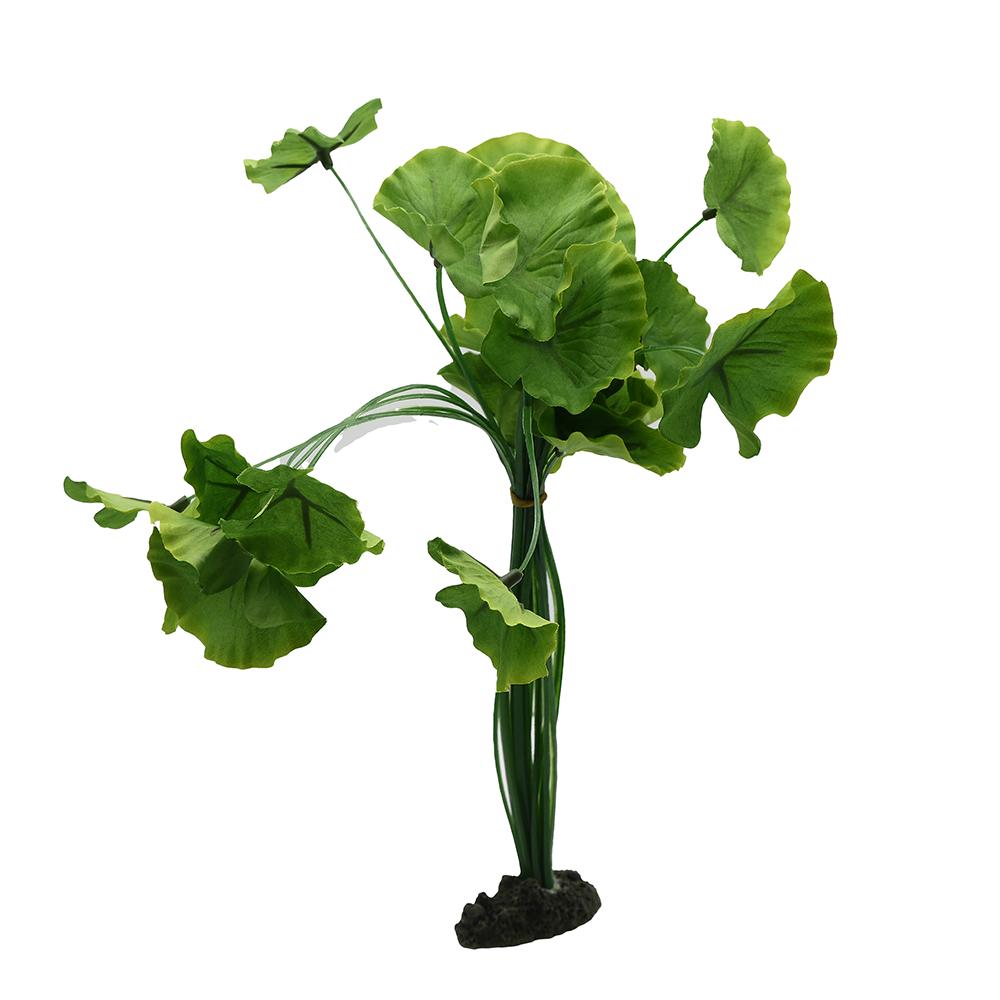 Dark Green Lotus Docorative Terrarium Plant 19-inch