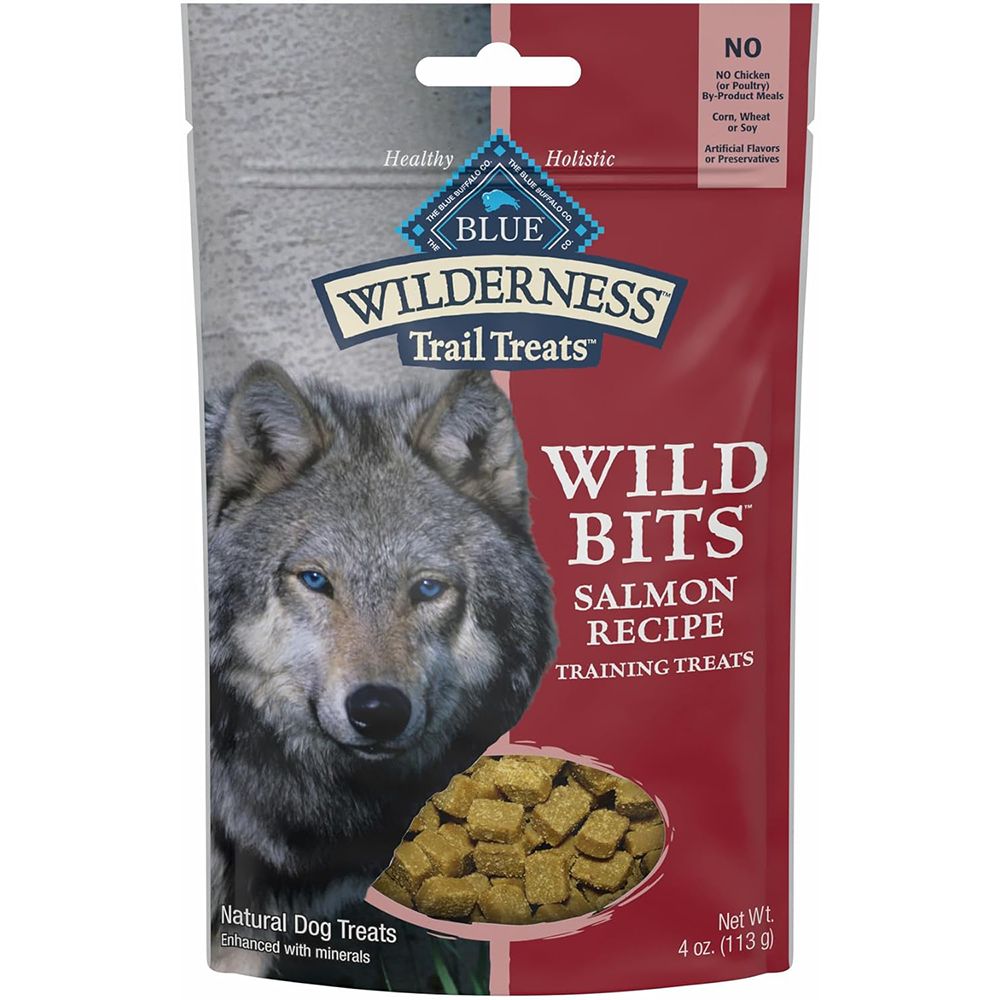 Blue Trail Treats Salmon Soft Bits Treat for Dogs 4-oz