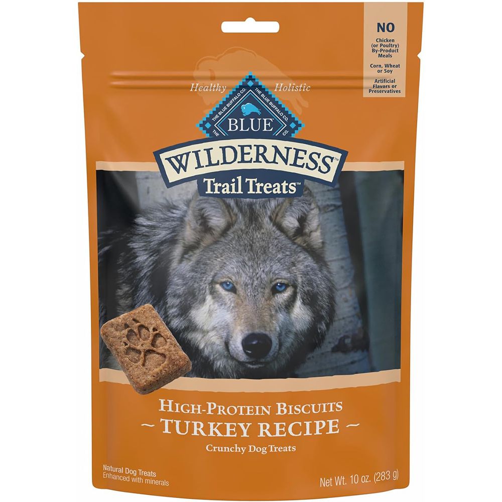 Blue Trail Treats Turkey Biscuit Treat for Dogs 10-oz