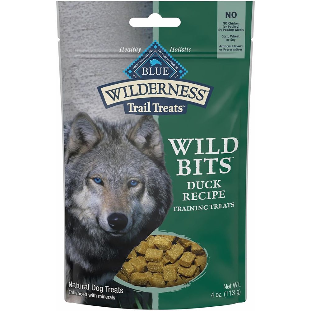 Blue Trail Treats Duck Soft Bits Treat for Dogs 4-oz