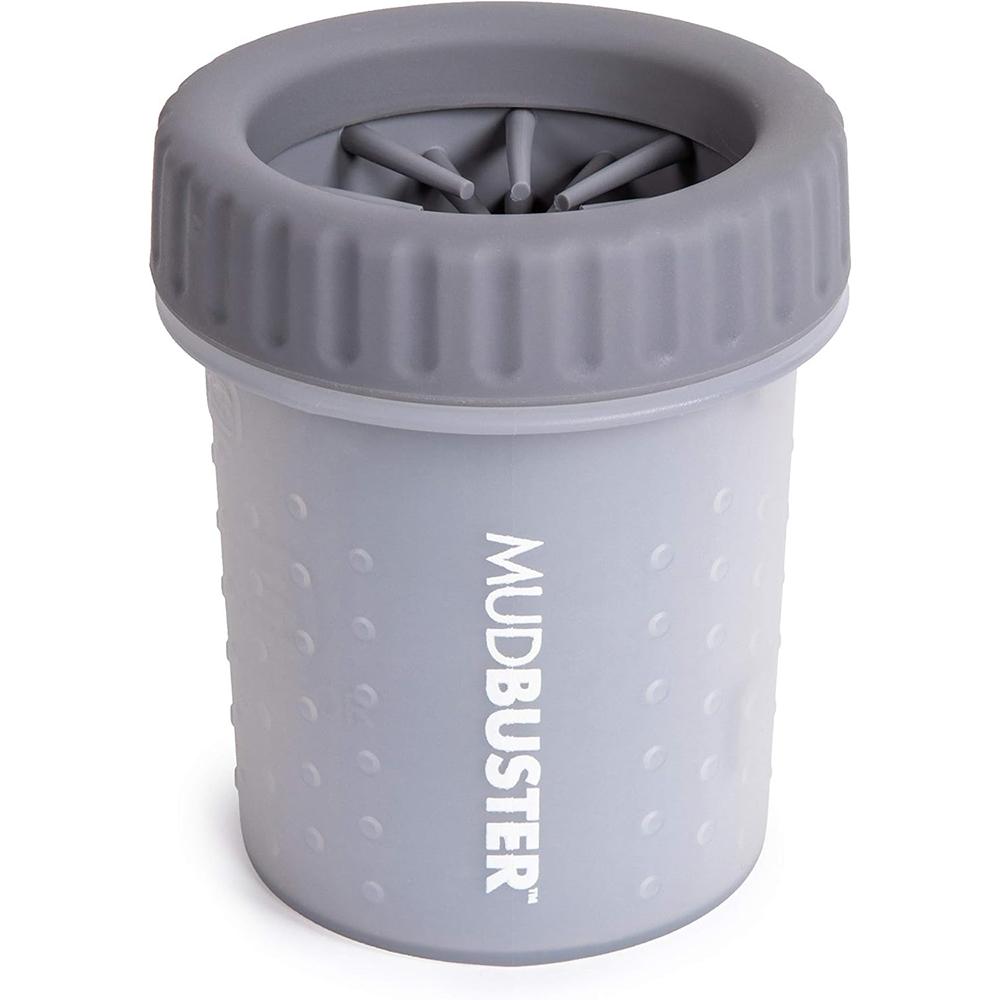 MudBuster Dog Paw Cleaning Tumbler Grey Petite