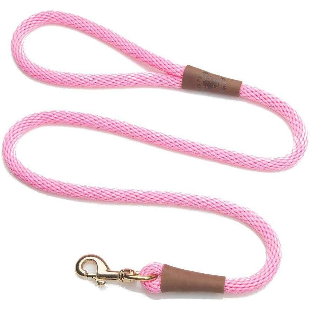 Mendota Large Pink Snap Lead Dog Leash 6ft.