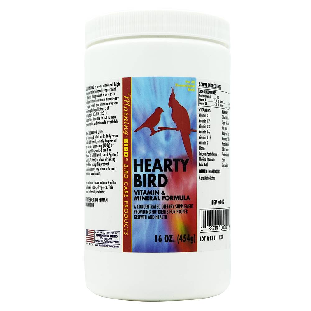 Morning Bird Hearty Bird Vitamin and Mineral Powder 16oz