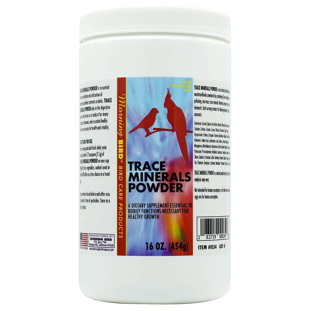 Morning Bird Products Trace Minerals Powder 16 oz