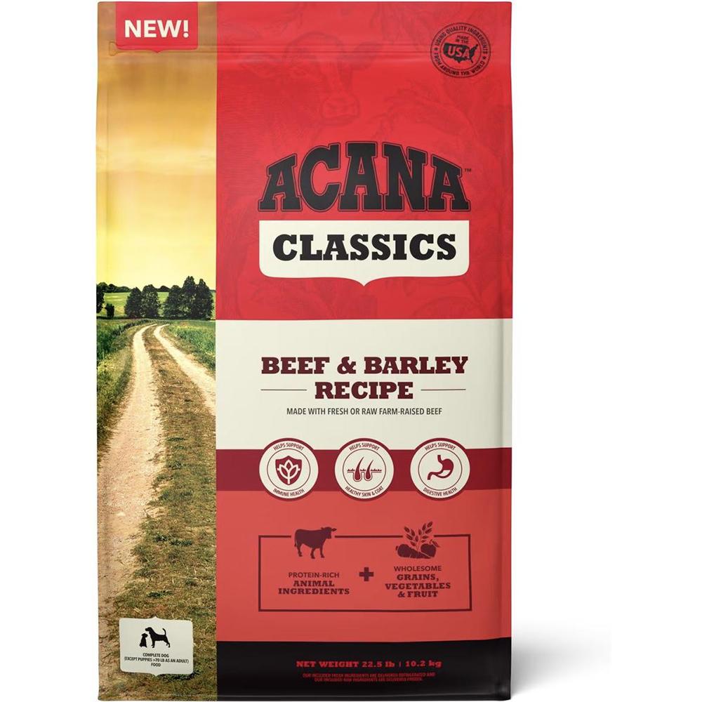 Acana Dog Classics Beef and Barley 22.5lb