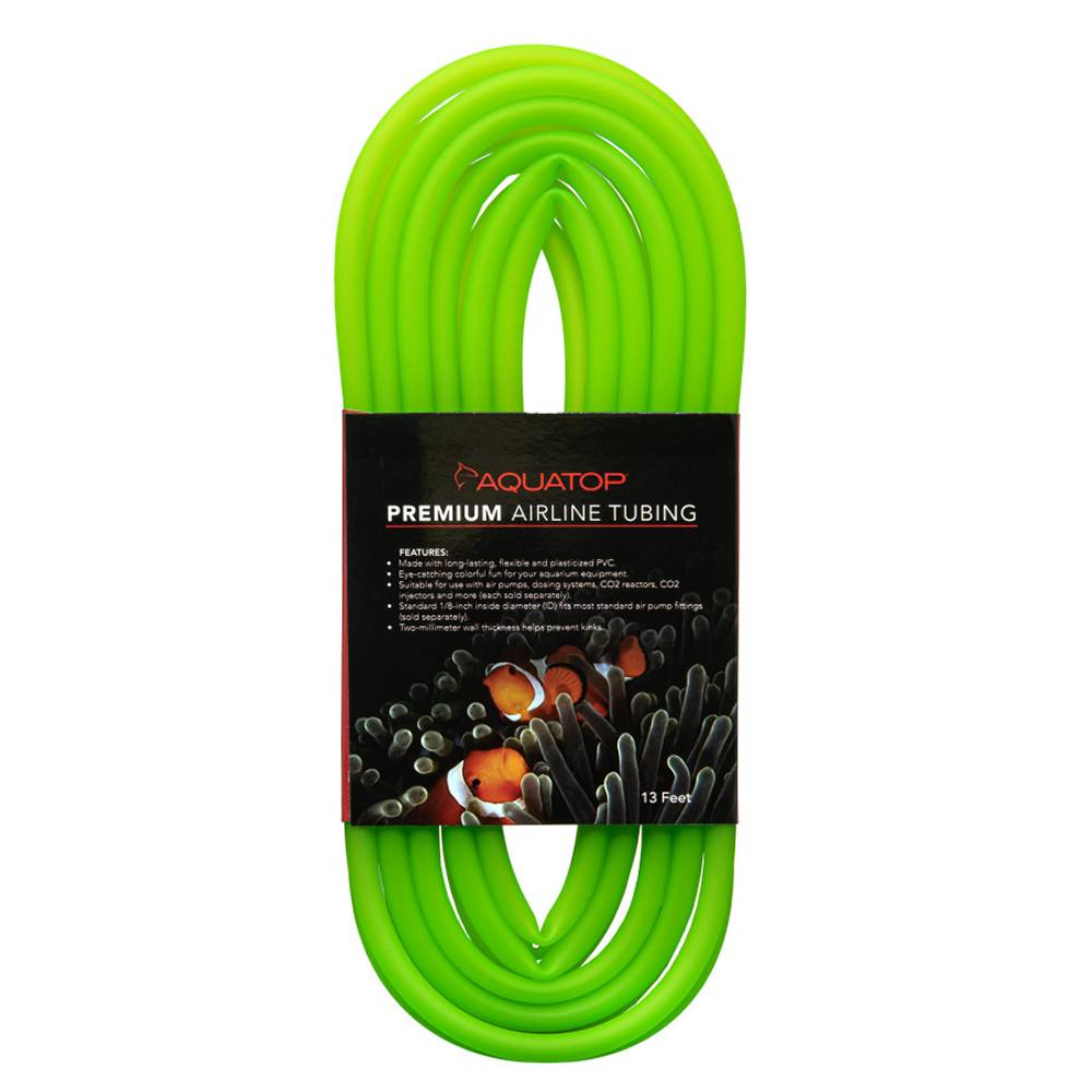 Aquatop Neon Green Airline Tubing 13ft.