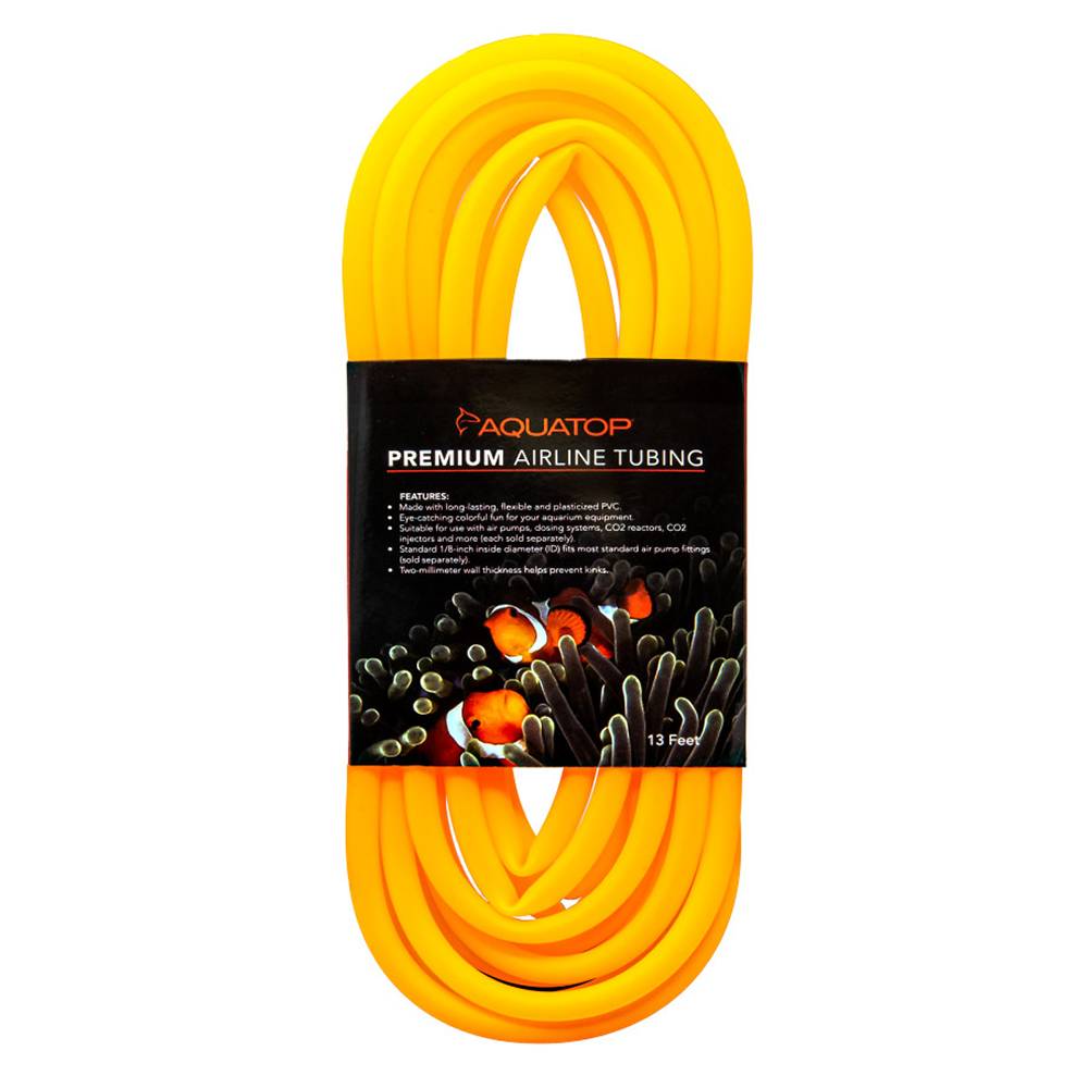 Aquatop Neon Orange Airline Tubing 13ft.